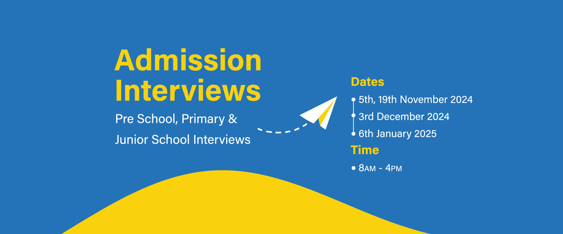 admission interviews